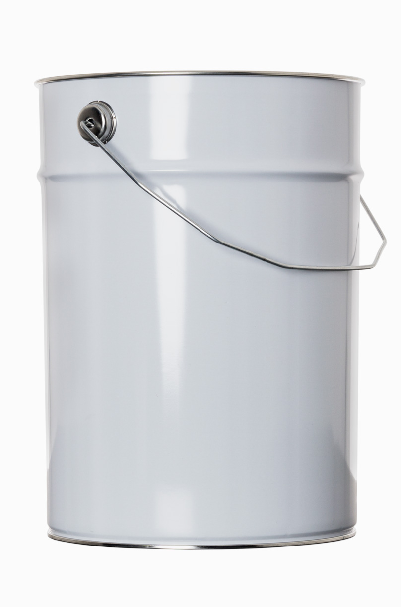 Weißblecheimer: 12,0 Liter, Farbe: weiß
