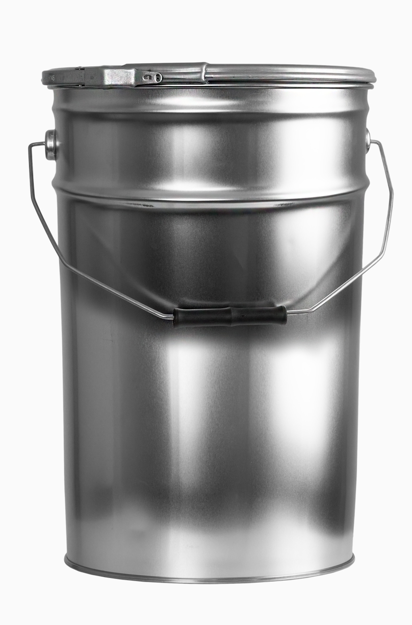 Weißblecheimer: 20,0 Liter, Farbe: blank