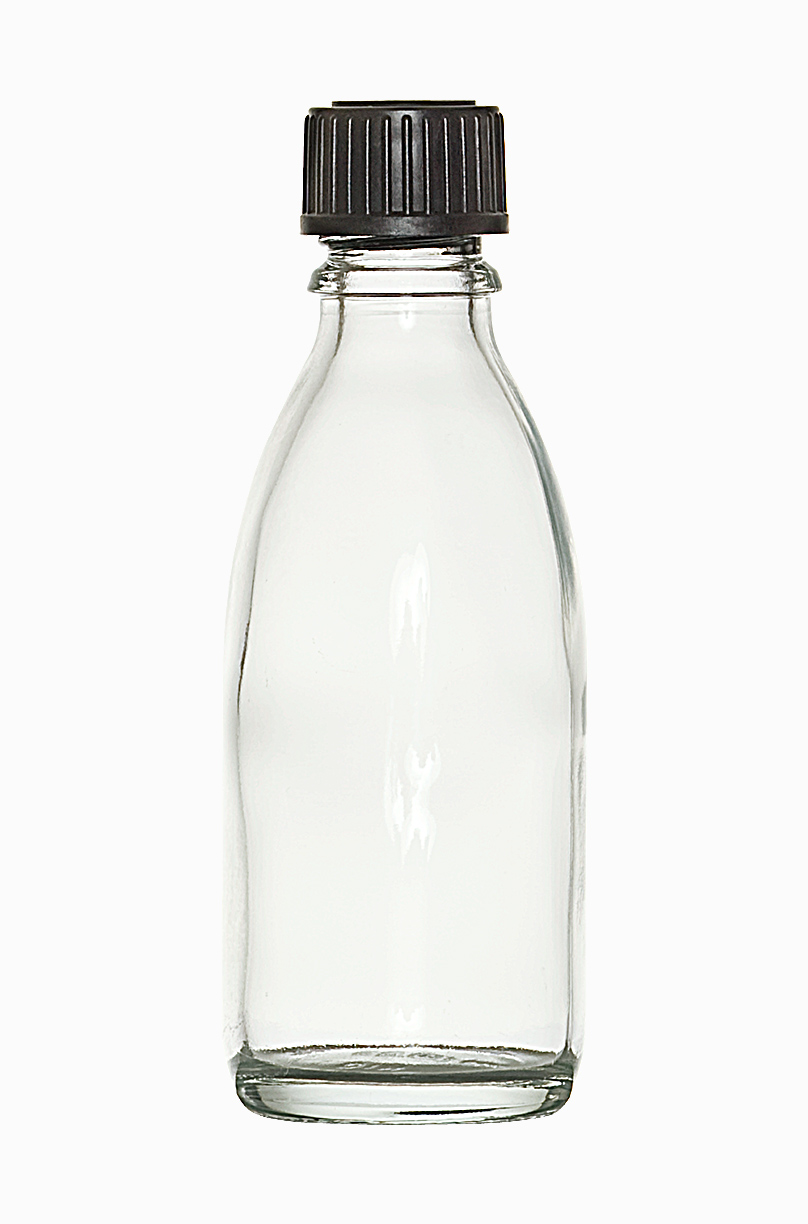 Enghalsglas: 50 Milliliter, Farbe: klar