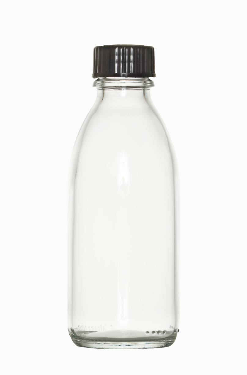Enghalsglas: 100 Milliliter, Farbe: klar