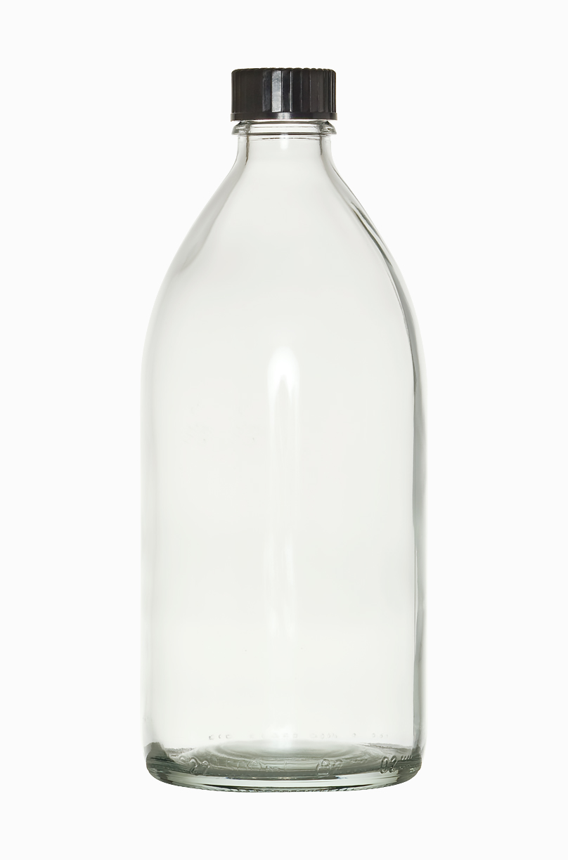 Enghalsglas: 500 Milliliter, Farbe: klar