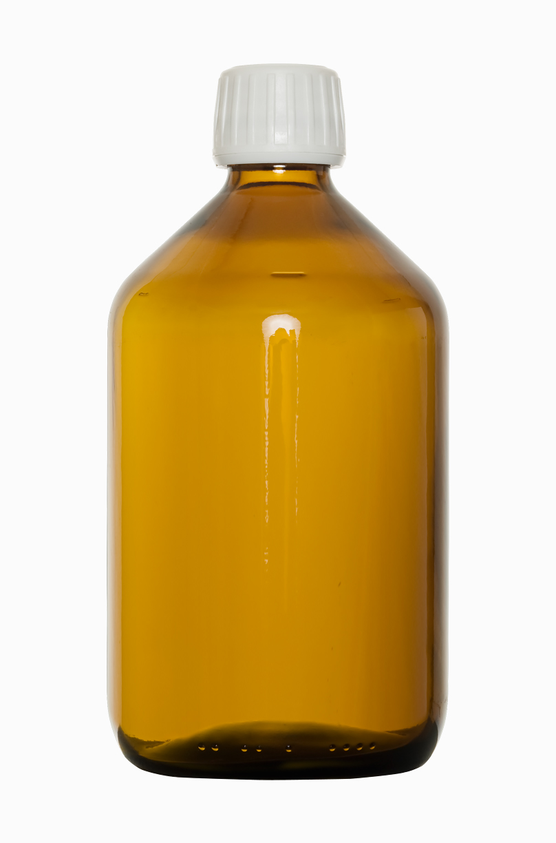 Leichte Verpackungsflasche: 500 Milliliter, Farbe: braun