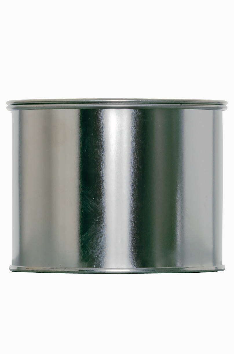 Weißblechdose: 500 Milliliter, Farbe: blank