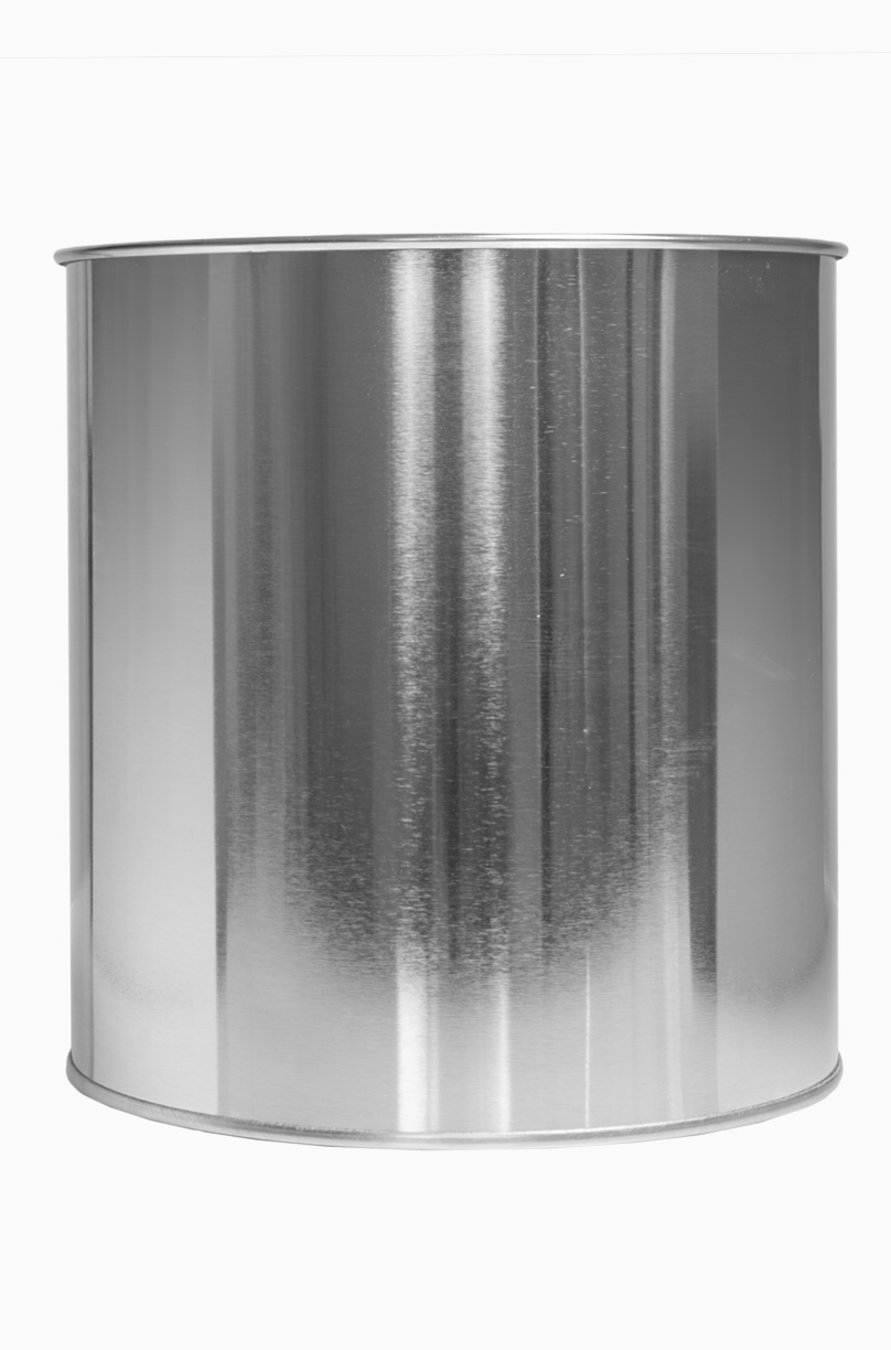 Weißblechdose: 2,0 Liter, Farbe: blank