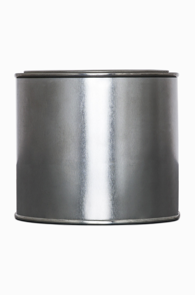 Weißblechdose: 500 Milliliter, Farbe: blank