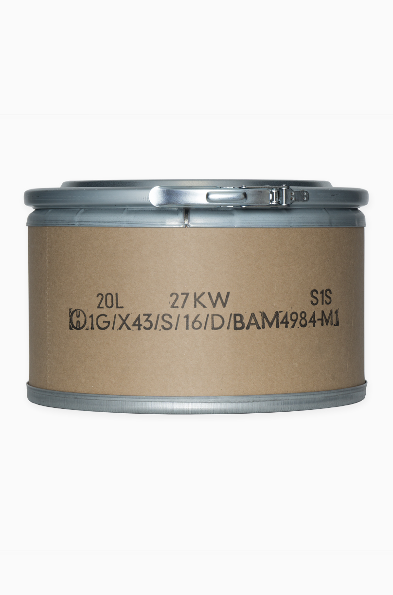 Fibertrommel: 20,0 Liter, Farbe: natur