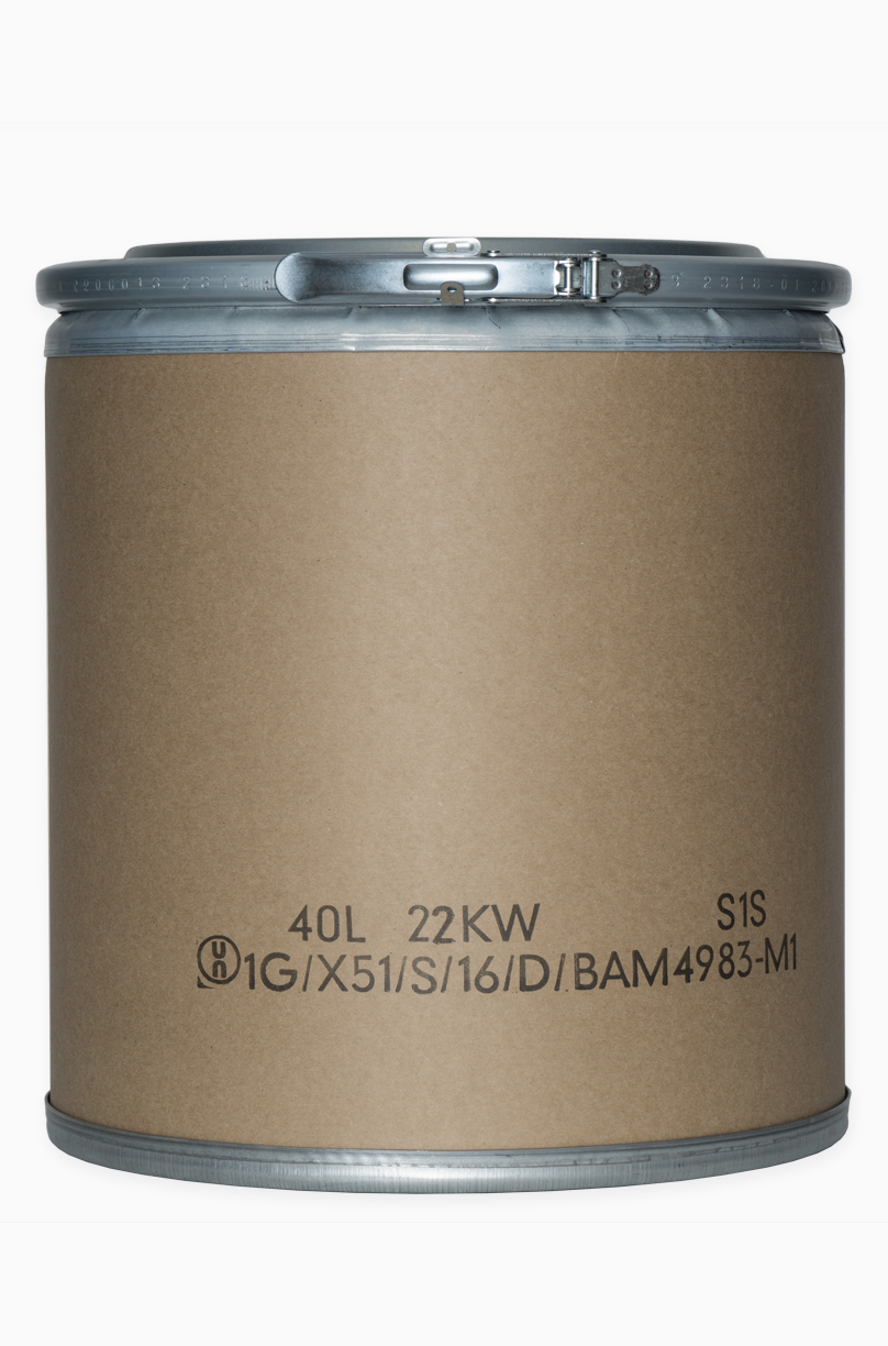 Fibertrommel: 40,0 Liter, Farbe: natur