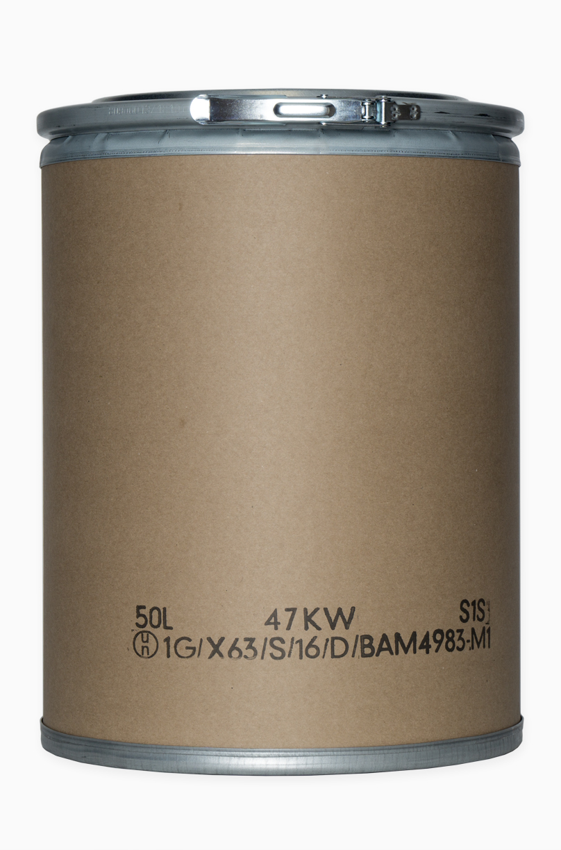 Fibertrommel: 50,0 Liter, Farbe: natur