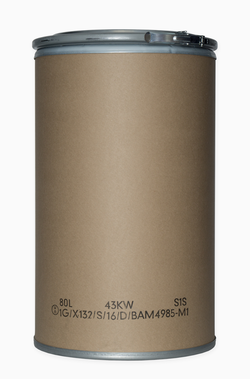 Fibertrommel: 80,0 Liter, Farbe: natur