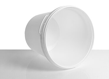 Plastic hobbock: 32,0 liter, colour: white