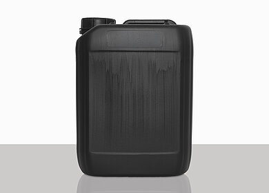 Kunststoffkanister: 5,0 Liter, Farbe: schwarz