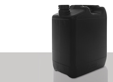 Kunststoffkanister ableitfähig: 30,0 Liter, Farbe: schwarz