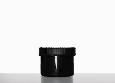 Kunststoff Schraubdeckeldose UN Packo: 500 Milliliter, Farbe: schwarz