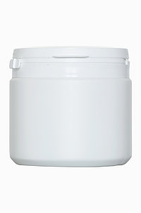 Kunststoff Stülpdeckeldose OV Spezial: 500 Milliliter, Farbe: weiß