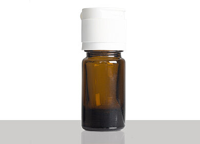 Dropper bottle: 5 milliliter, colour: brown