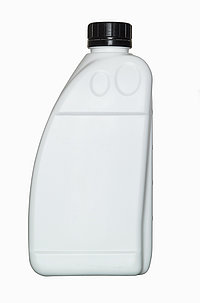 Kunststoff Mineralölflasche: 1,0 Liter, Farbe: silber