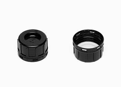 Closure of PP ø 45,0 mm mouth