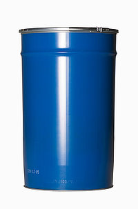 Stahlblech Deckelfass konisch i.l.: 120,0 liter, colour: blau RAL 5010