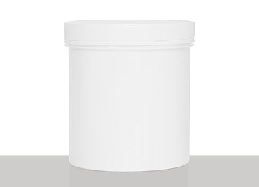 Kunststoff Schraubdeckeldose OV: 1,0 Liter, Farbe: weiß