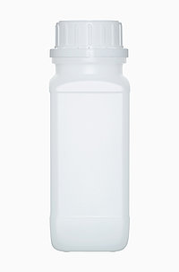 Kunststoff Chemikalienflasche: 250 Milliliter, Farbe: weiß