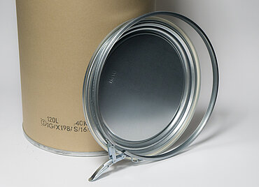 Fibertrommel: 120,0 Liter, Farbe: natur Fibertrommel: 120,0 Liter, Farbe: natur