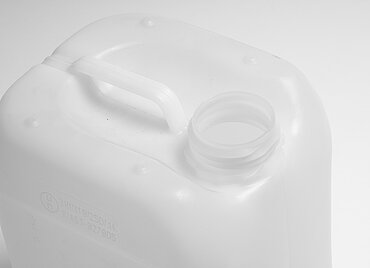 Plastic canister: 6,0 liter, colour: natural Plastic canister: 6,0 liter, colour: natural