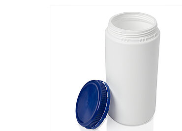 UN screw cap can: 1,6 liter, colour: white UN screw cap can: 1,6 liter, colour: white