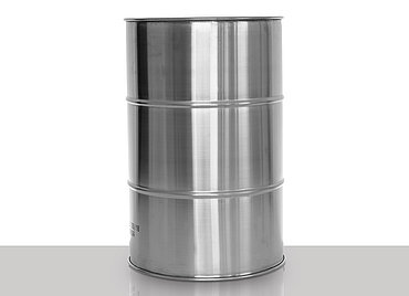 Stainless steel tight head drum: 60,0 liter, colour: matte stainless steel