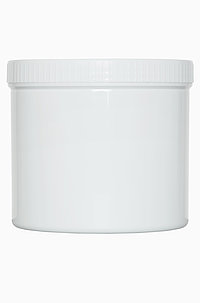 Screw cap can: 1,5 liter, colour: white