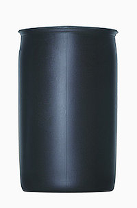 Plastic tight head drum: 220,0 liter, colour: black