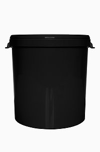 Kunststoff Hobbock ECO: 30,0 Liter, Farbe: schwarz