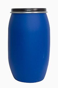 Kunststoff Deckelspundfass: 220,0 Liter, Farbe: blau