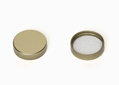 Closure of metal ø 38,0 mm mouth