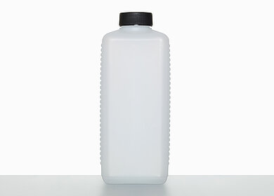 Square bottle E 1000/40: 1,0 liter, colour: natural