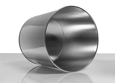 Weißblechdose: 2,0 Liter, Farbe: blank