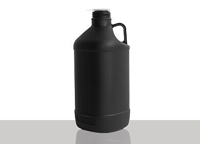 Kunststoff Gefahrgutflasche: 2,5 Liter, Farbe: schwarz