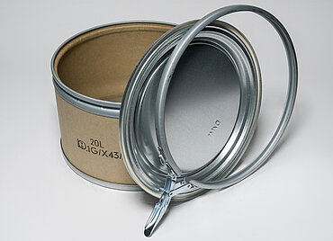 Fiber drum NTR: 20,0 liter, colour: natural Fiber drum NTR: 20,0 liter, colour: natural