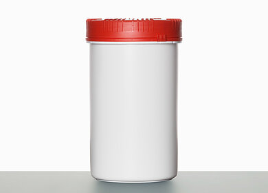 Screw lid can UN Packo: 1,5 liter, colour: white