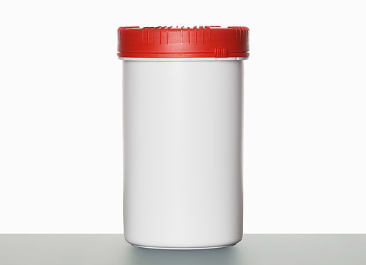 Kunststoff Schraubdeckeldose UN Packo: 1,5 Liter, Farbe: weiß