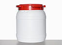 Kunststoff Schraubdeckelfass: 15,0 Liter, Farbe: weiß