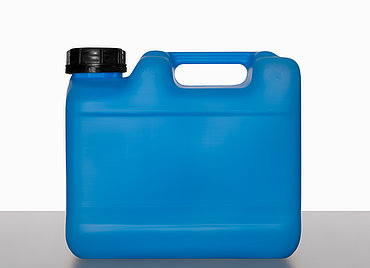 Kunststoffkanister: 5,0 Liter, Farbe: blau