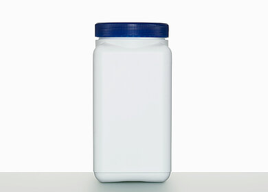 Square bottle U 1000/80: 1,0 liter, colour: natural