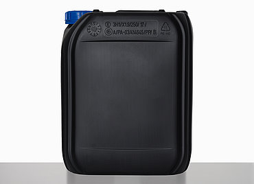 Plastic canister: 20,0 liter, colour: black