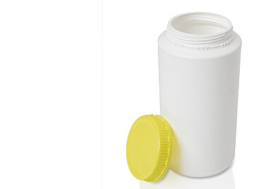 UN screw cap can: 2,0 liter, colour: white