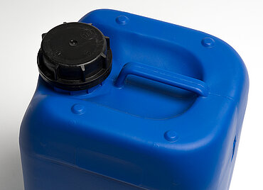 Plastic canister: 6,0 liter, colour: blue Plastic canister: 6,0 liter, colour: blue