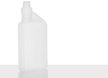 Dosage Bottle 1-Neck/20: 1,0 liter, colour: natural