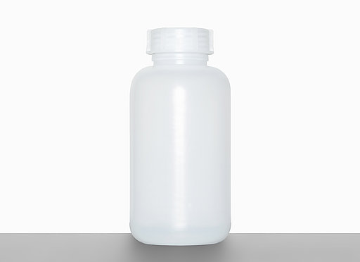 Laboratory bottle: 2,0 liter, colour: natural