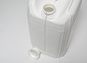 Kunststoffkanister fluoriert: 20,0 Liter, Farbe: weiß