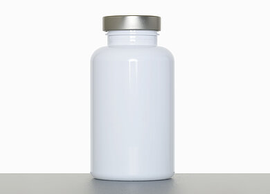 PET-Packer: 200 milliliter, colour: white