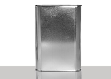 Weißblechkanister: 1,0 Liter, Farbe: blank